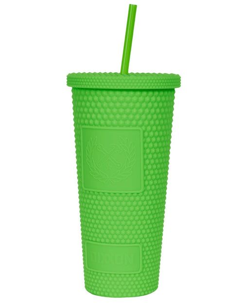 Dixxon Flannel 20 oz Studded Matte Insulated Tumbler w/ Lid & Straw - Lime Green
