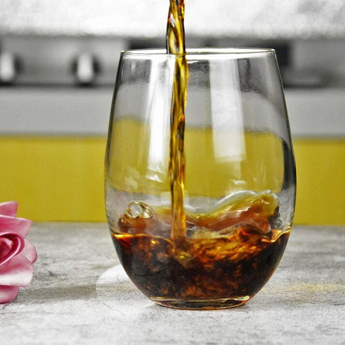 Set of 10 Wine Stemless Clear Tumblers 5.5 oz Plastic Glasses 10 Count Small Cup
